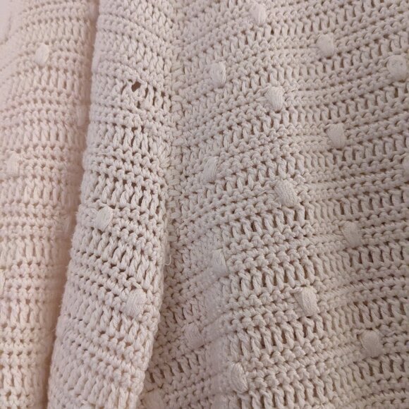 Vintage Carlisle crochet cardigan set silk blend - Picture 3 of 10